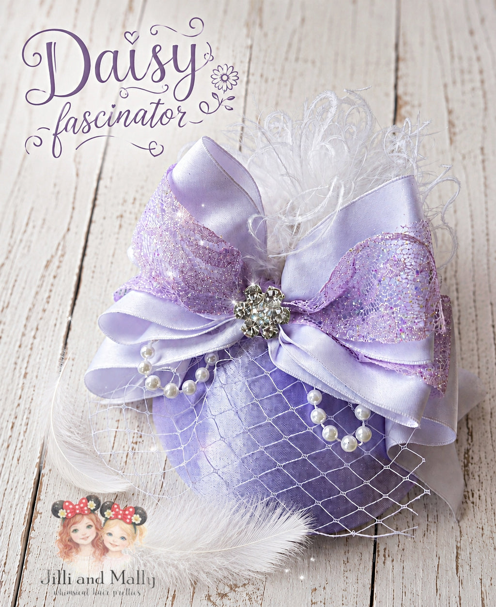 Daisy Fascinator Mini Hat *Pre-order with 4 week turnaround time*