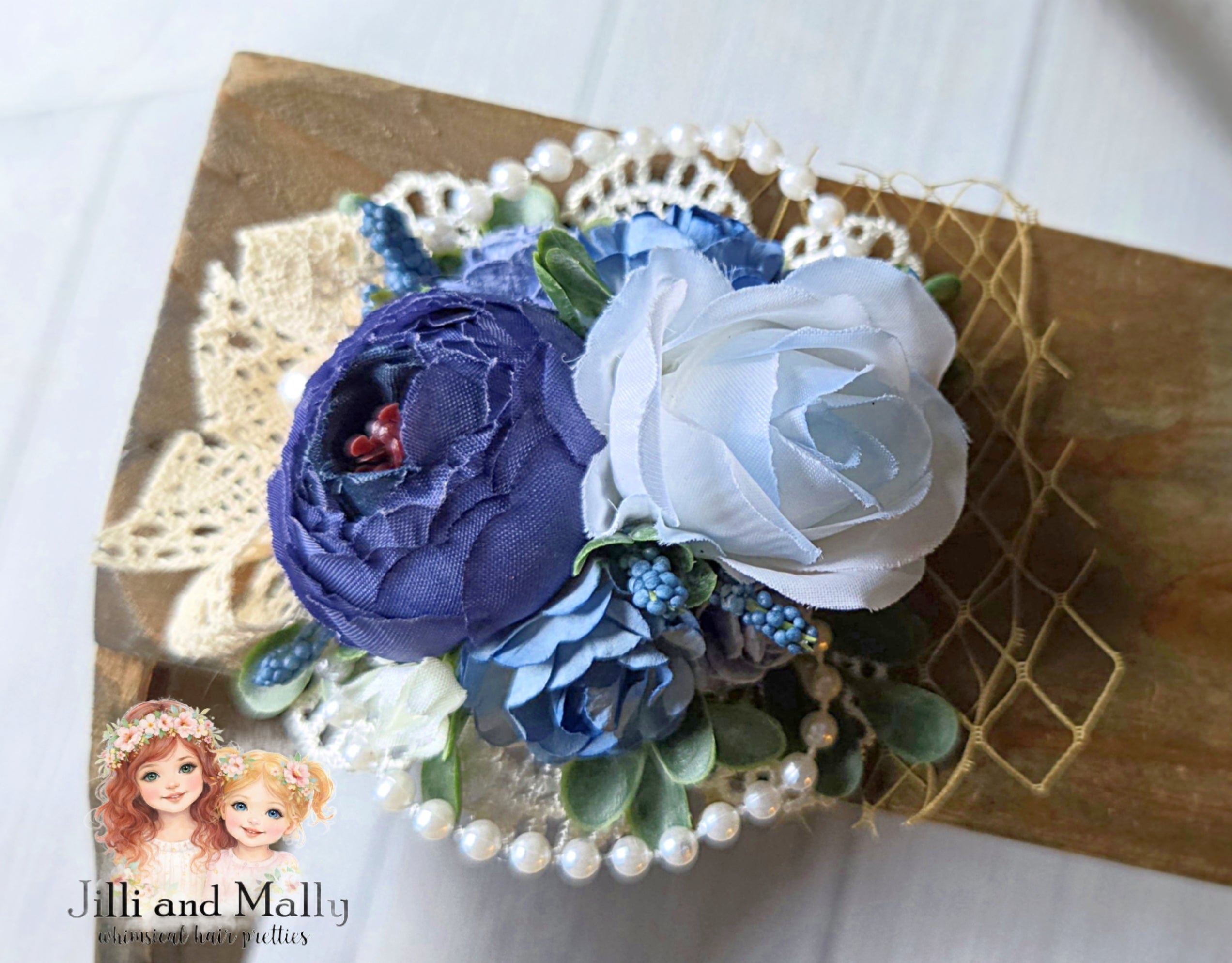 Bluebell Medium Bloom Floral Headband