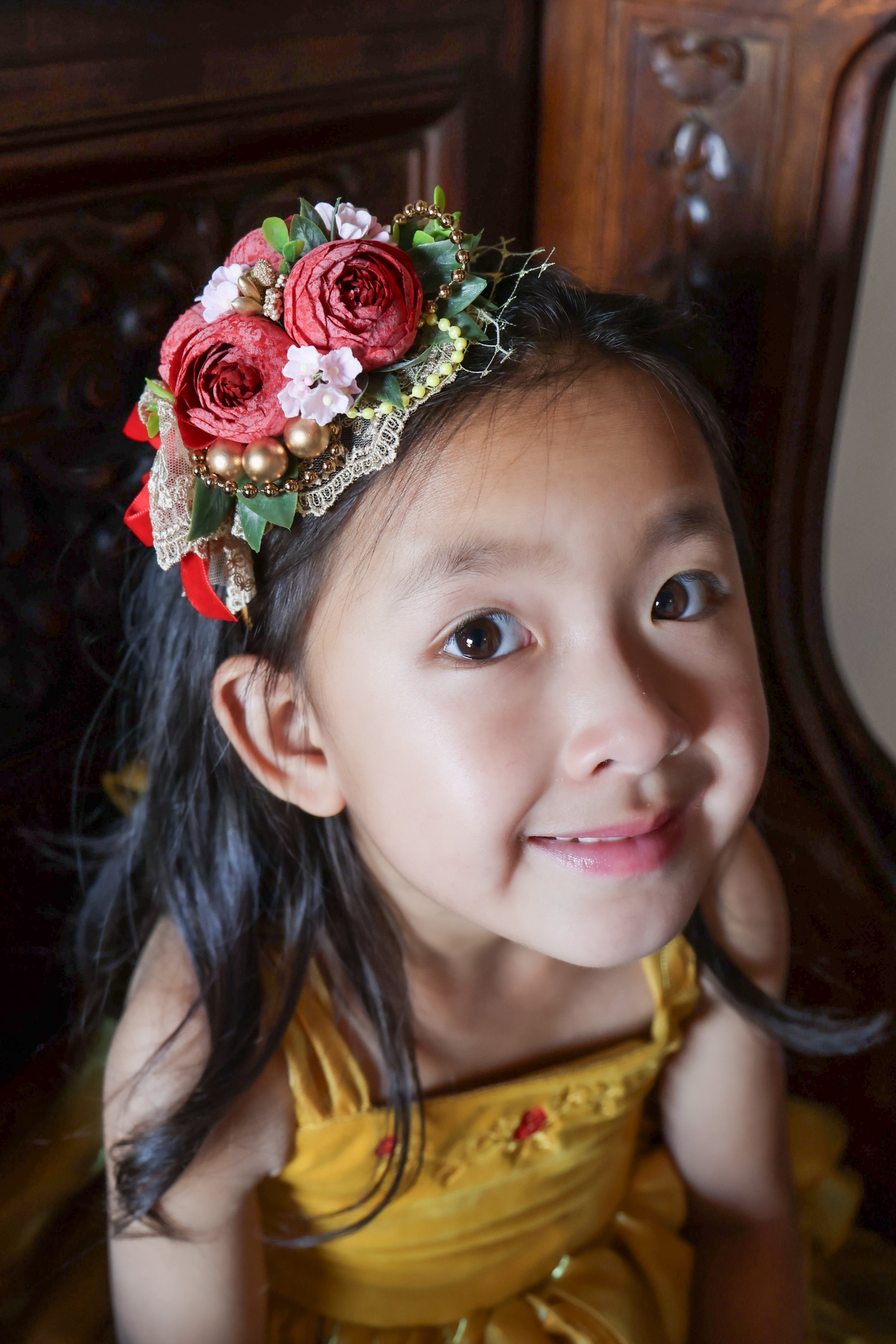 Enchanted Rose Large Floral Bloom m2m Hummingbirds & Flowers *made to order 4 wk turnaround*