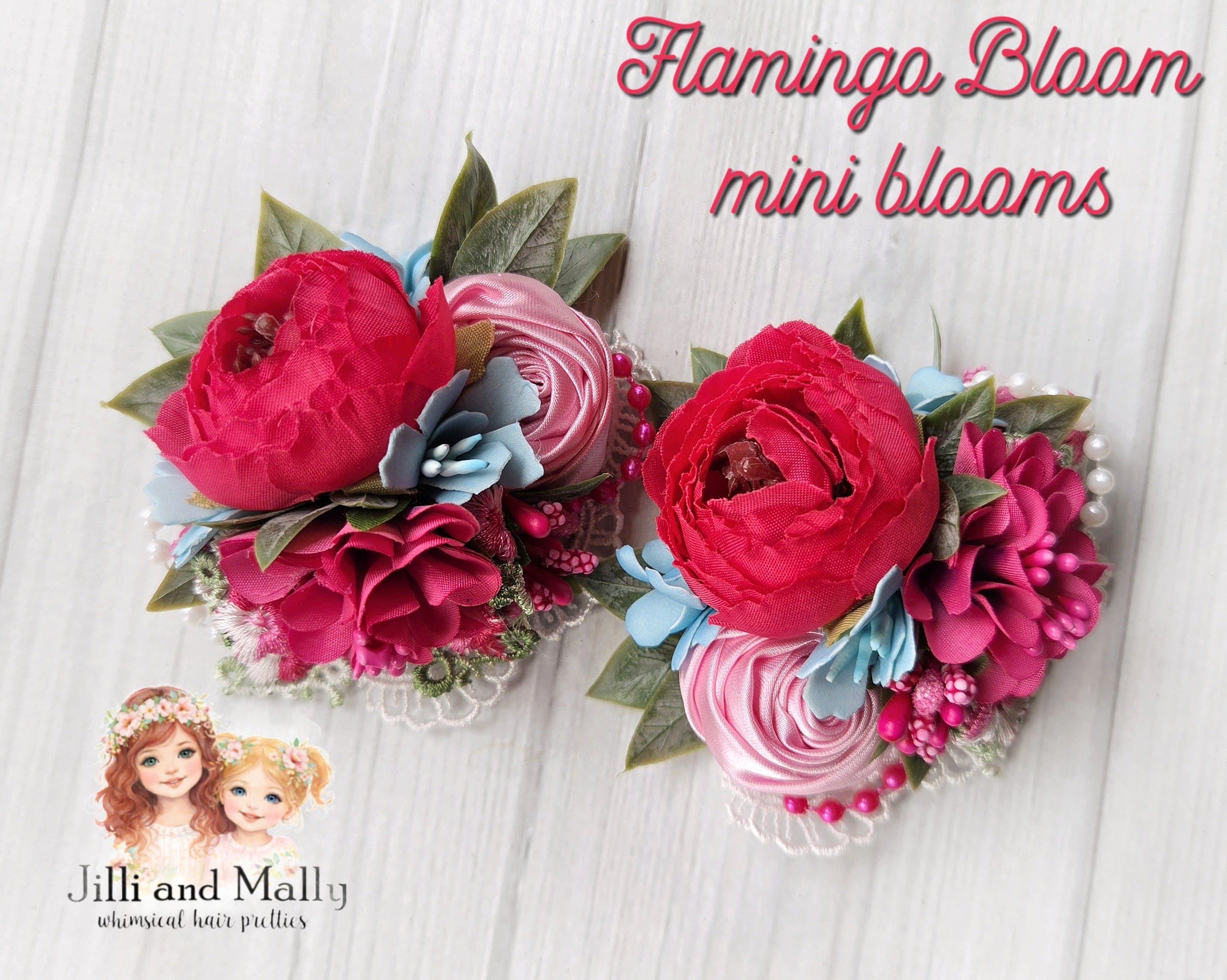 Flamingo Bloom Mini Blooms~Single OR Piggies m2m Kada Boutique *Pre-order 4 wk turnaround*