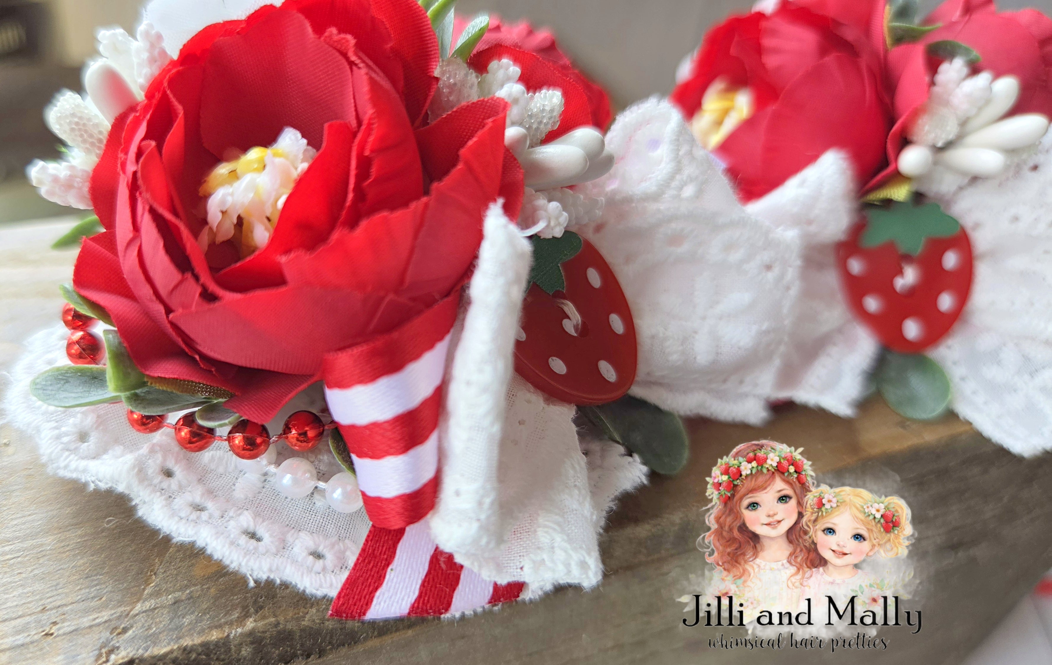 Sweet Strawberries Mini Blooms~Single OR Piggies m2m Two Roosters ClothingCo *Pre-order 4 wk turnaround*
