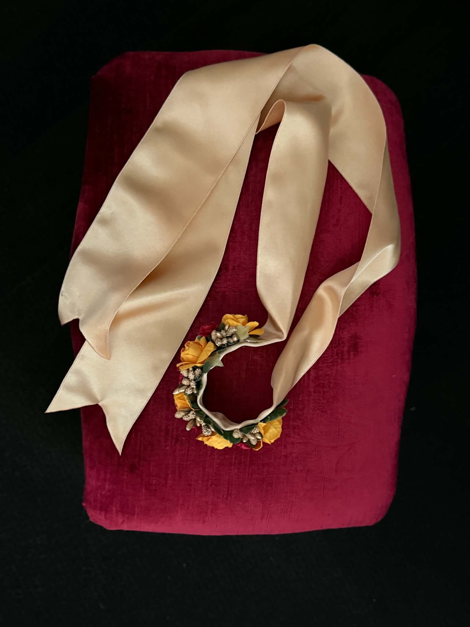 Enchanted Rose Floral Bun Wrap m2m Hummingbirds & Flowers *made to order 4 wk turnaround*
