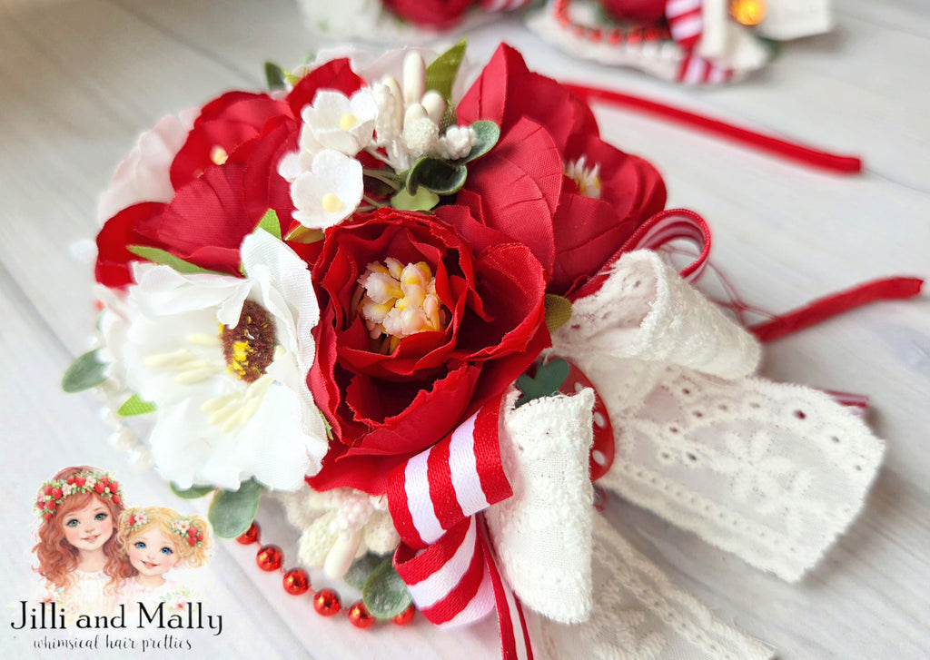 Sweet Strawberries Large Floral Bloom m2m Two Roosters Clothing Co *pre-order 4 wk turnaround*