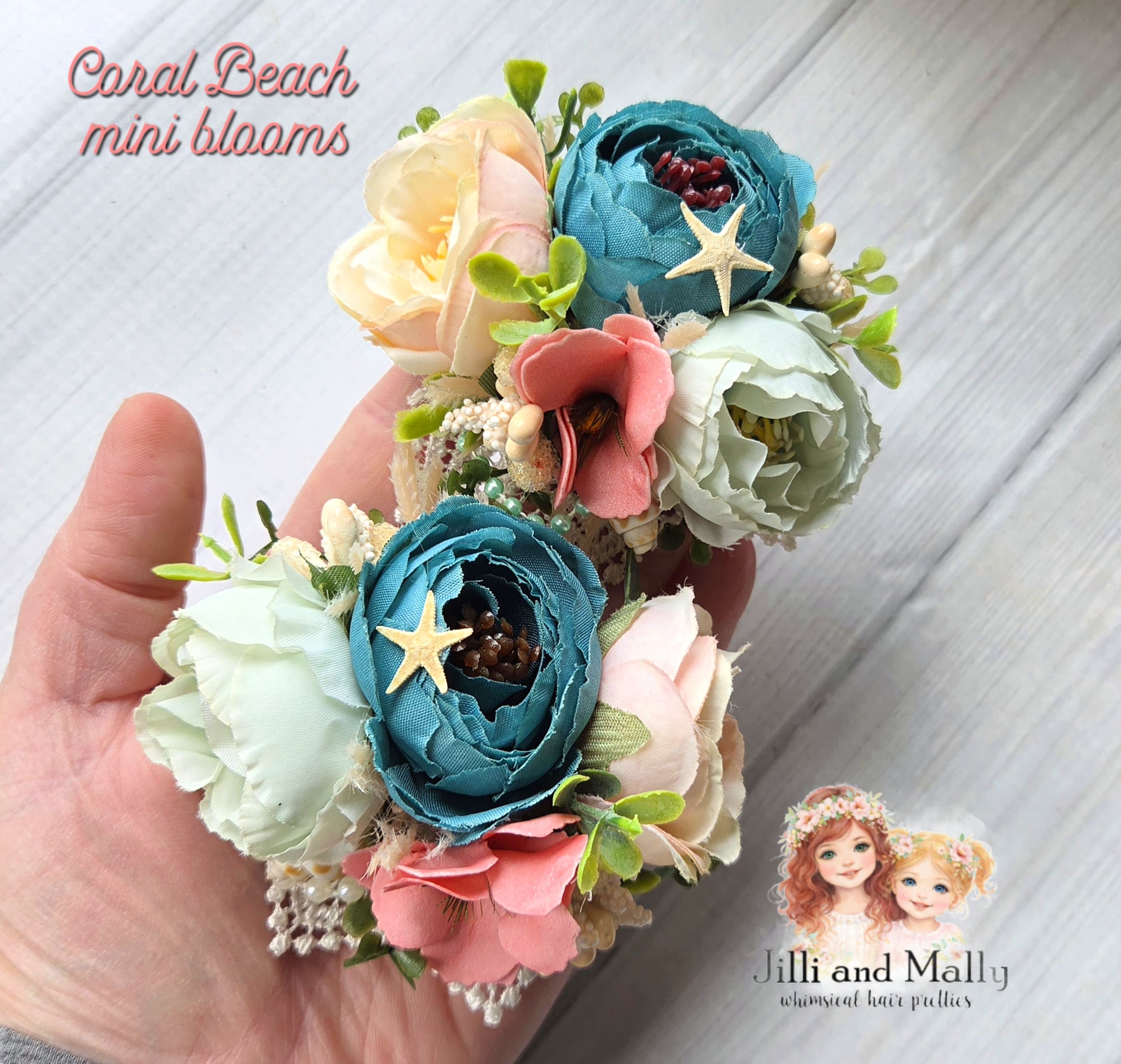 Coral Beach Mini Blooms~Single OR Piggies m2m Mia Miel Clothing *Pre-order 4 wk turnaround*