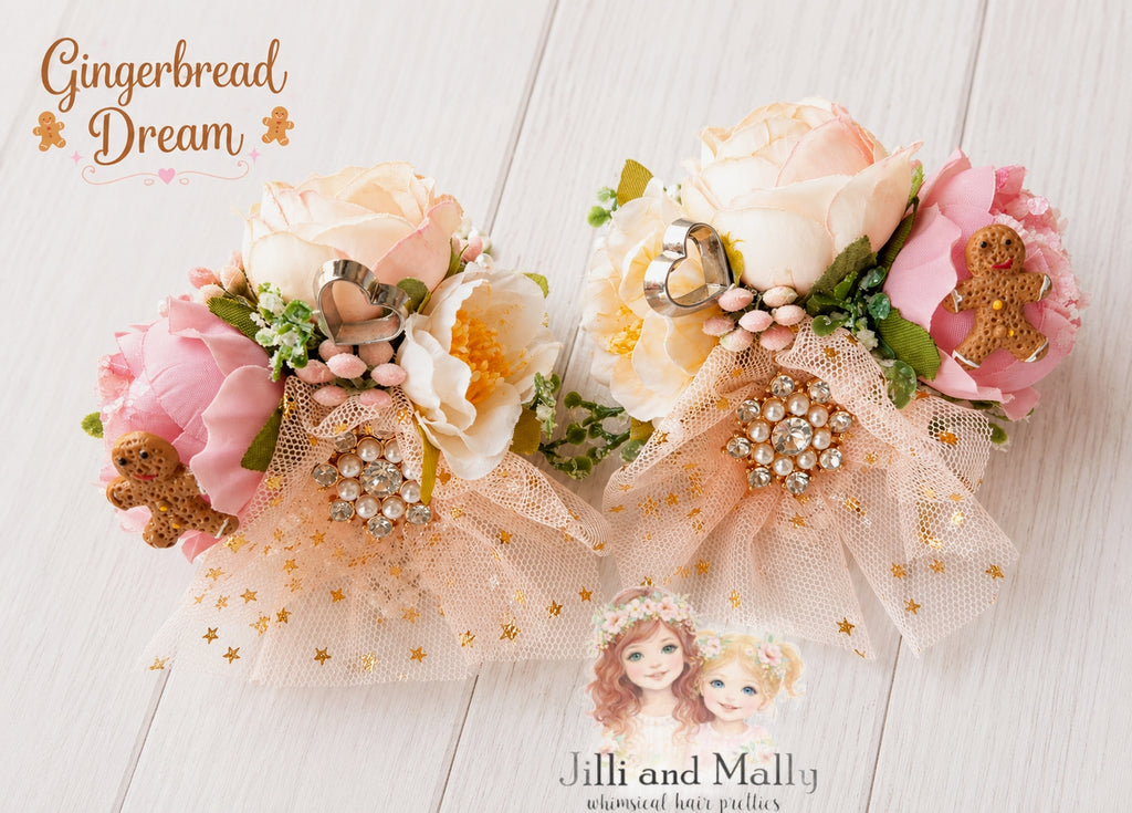 Blush Gingerbread Dream Mini Blooms ~Single OR Piggies m2m Kada Boutique *Pre-order 4 wk turnaround*