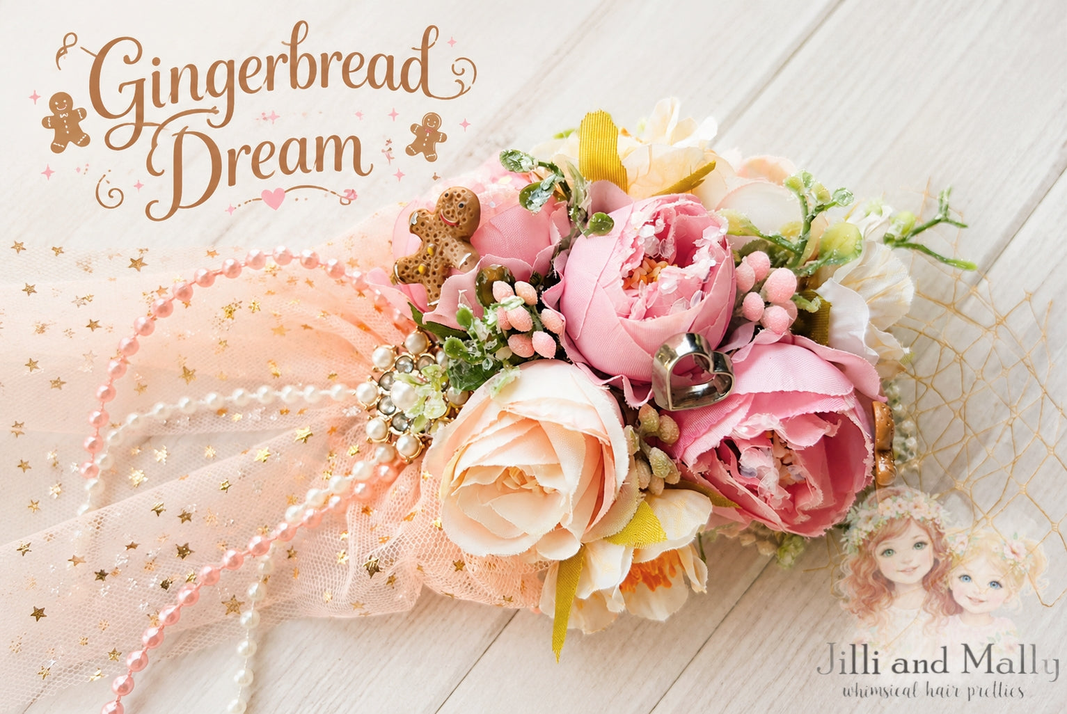 Blush Gingerbread Dream Floral Bloom m2m Kada Boutique *pre-order 4 wk turnaround*