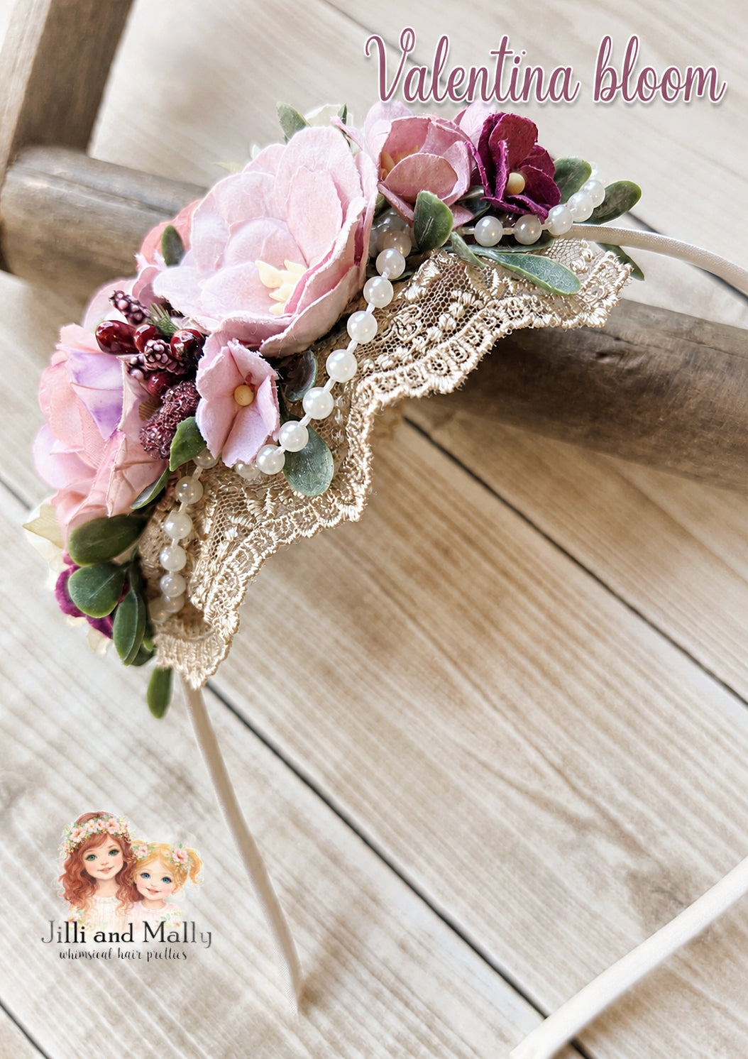 Valentina Medium Floral Bloom m2m Hummingbirds & Flowers *Made to Order with 4 week turnaround time*