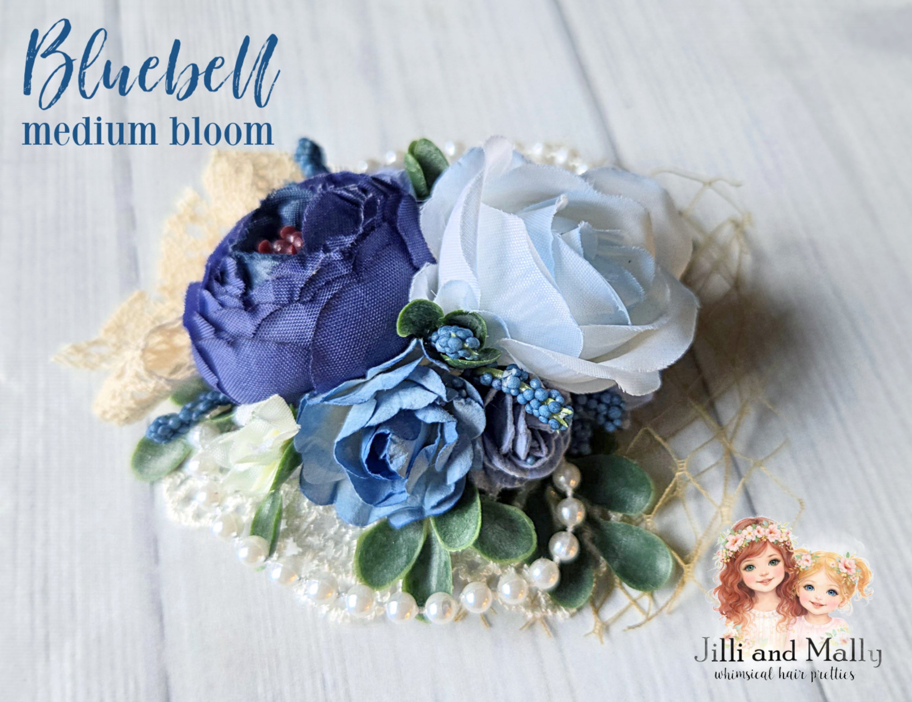Bluebell Medium Bloom Floral Headband