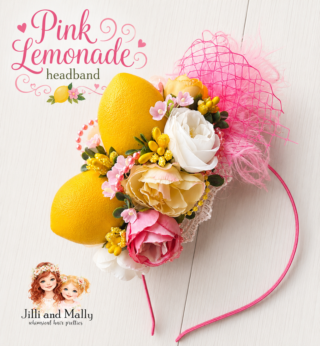 Pink Lemonade Large Floral Bloom *pre-order 4 wk turnaround*