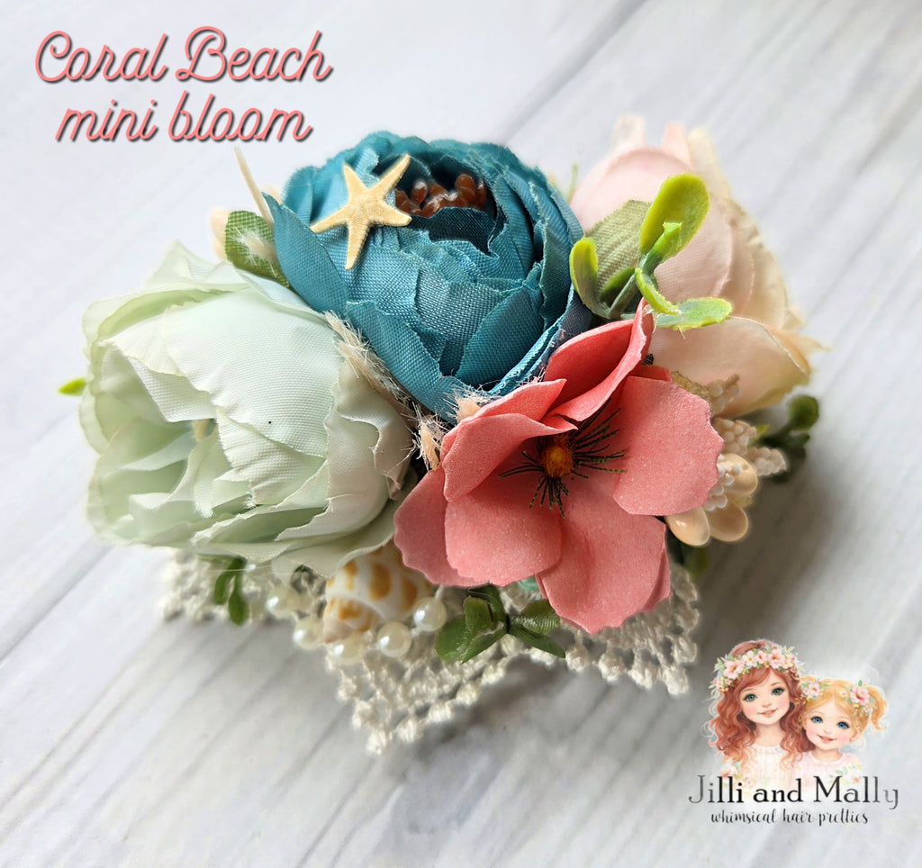 Coral Beach Mini Blooms~Single OR Piggies m2m Mia Miel Clothing *Pre-order 4 wk turnaround*