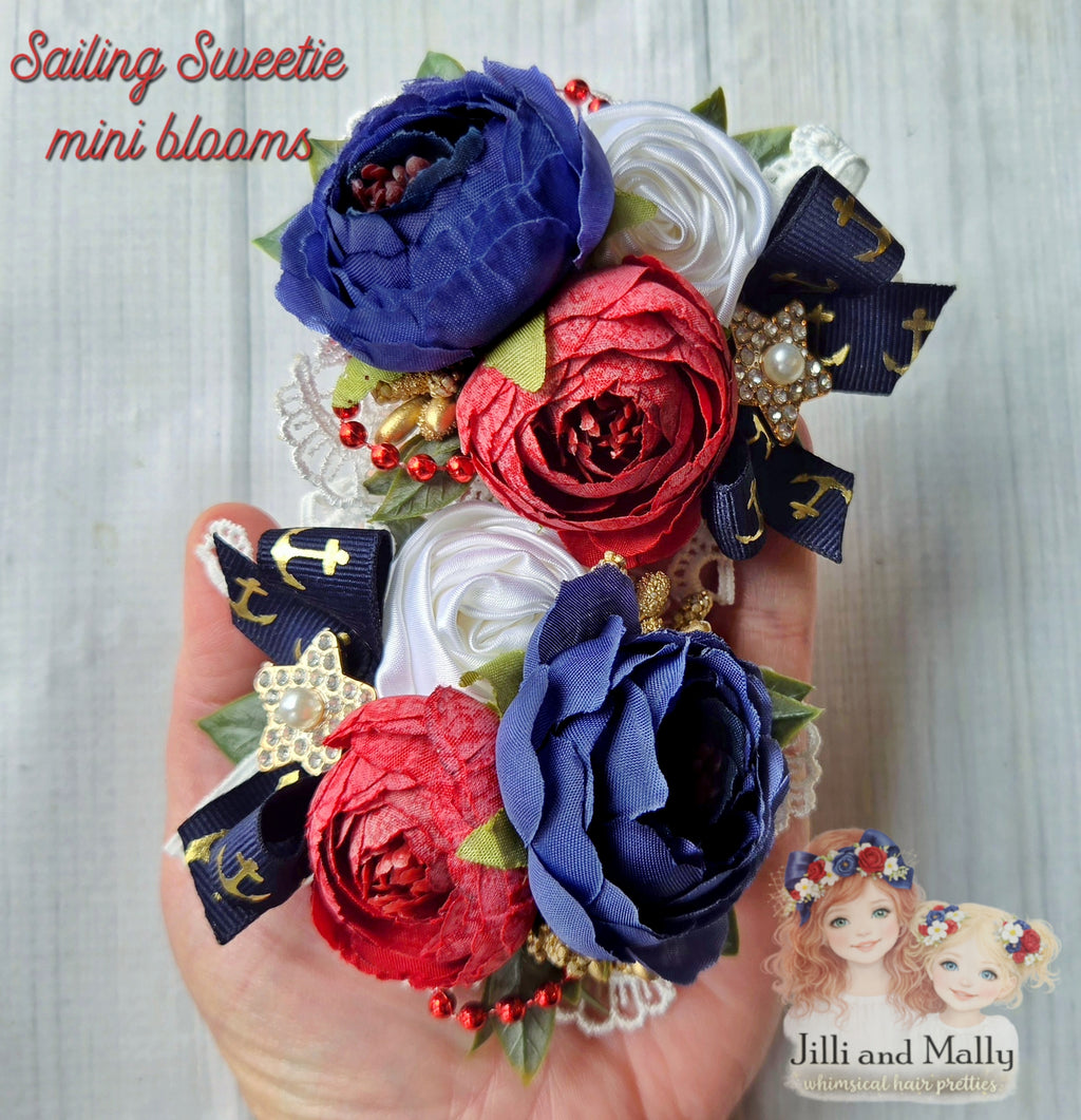 Sailing Sweetie Mini Blooms~Single OR Piggies *Pre-order 4 wk turnaround*