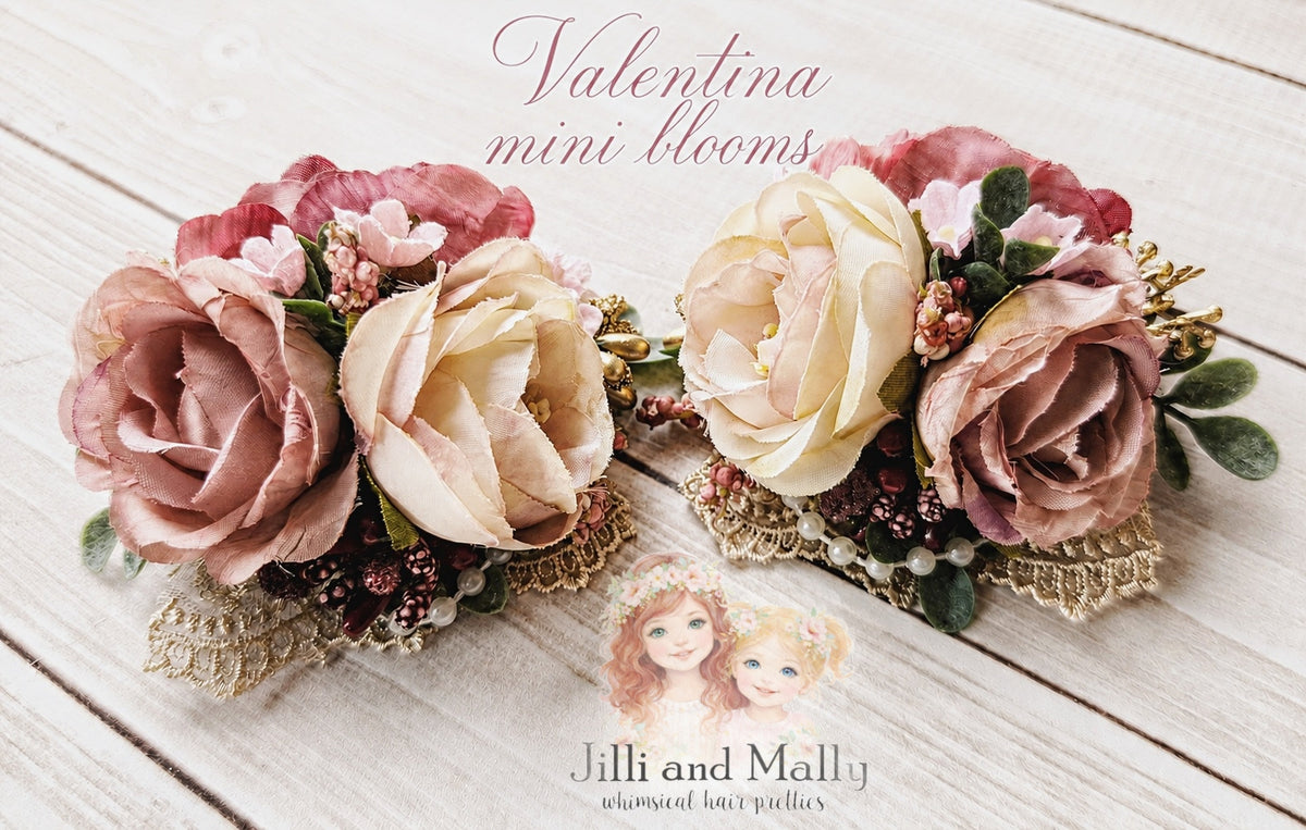 Valentina Mini Blooms ~Single OR Piggies m2m Hummingbirds & Flowers RTS