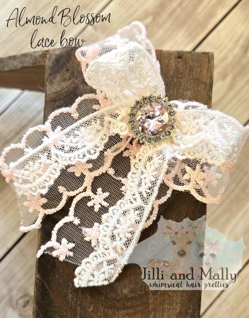 Almond Blossom Lace Bow