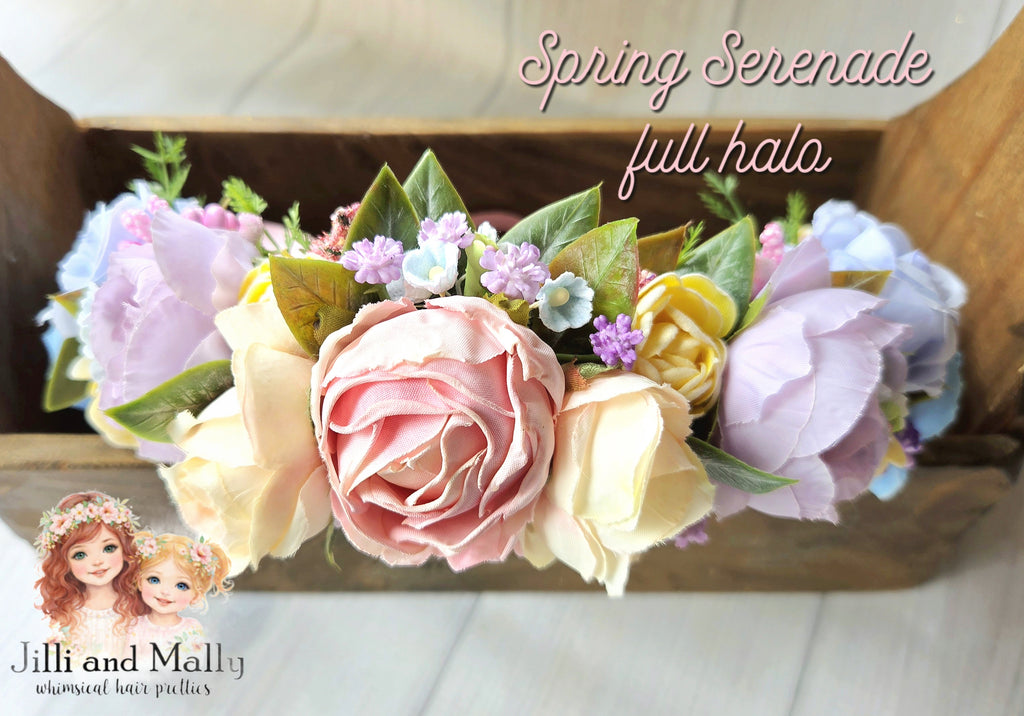 Spring Serenade Floral Halo m2m Three By the Sea