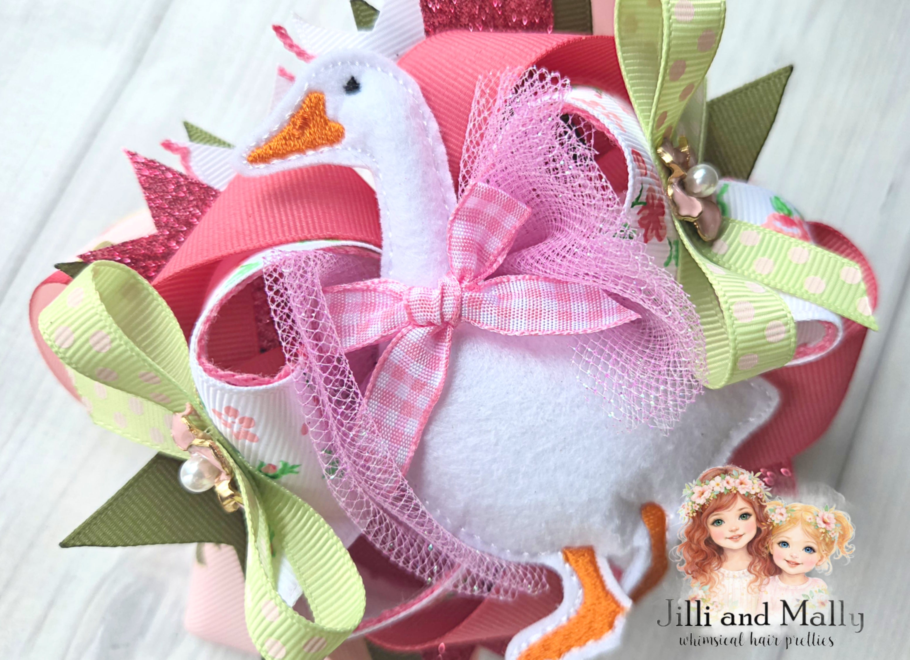 Silly Goose Big Hair Bow