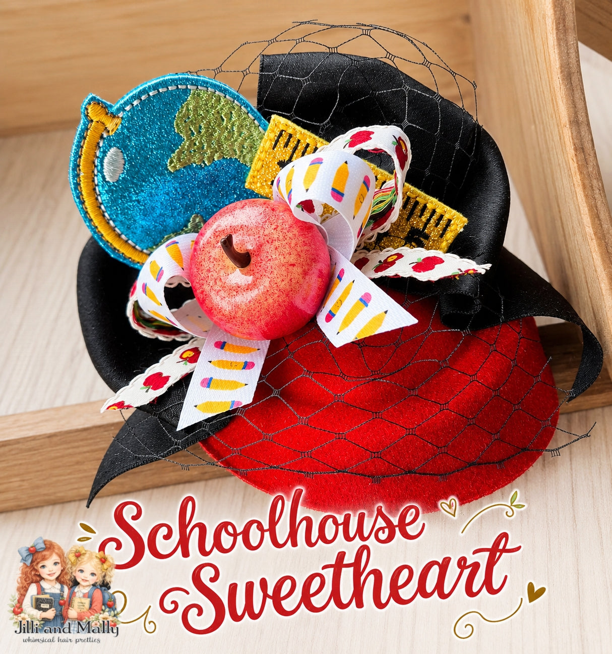 Back to School Floral Fascinator *Pre-order 4 wk turnaround time*