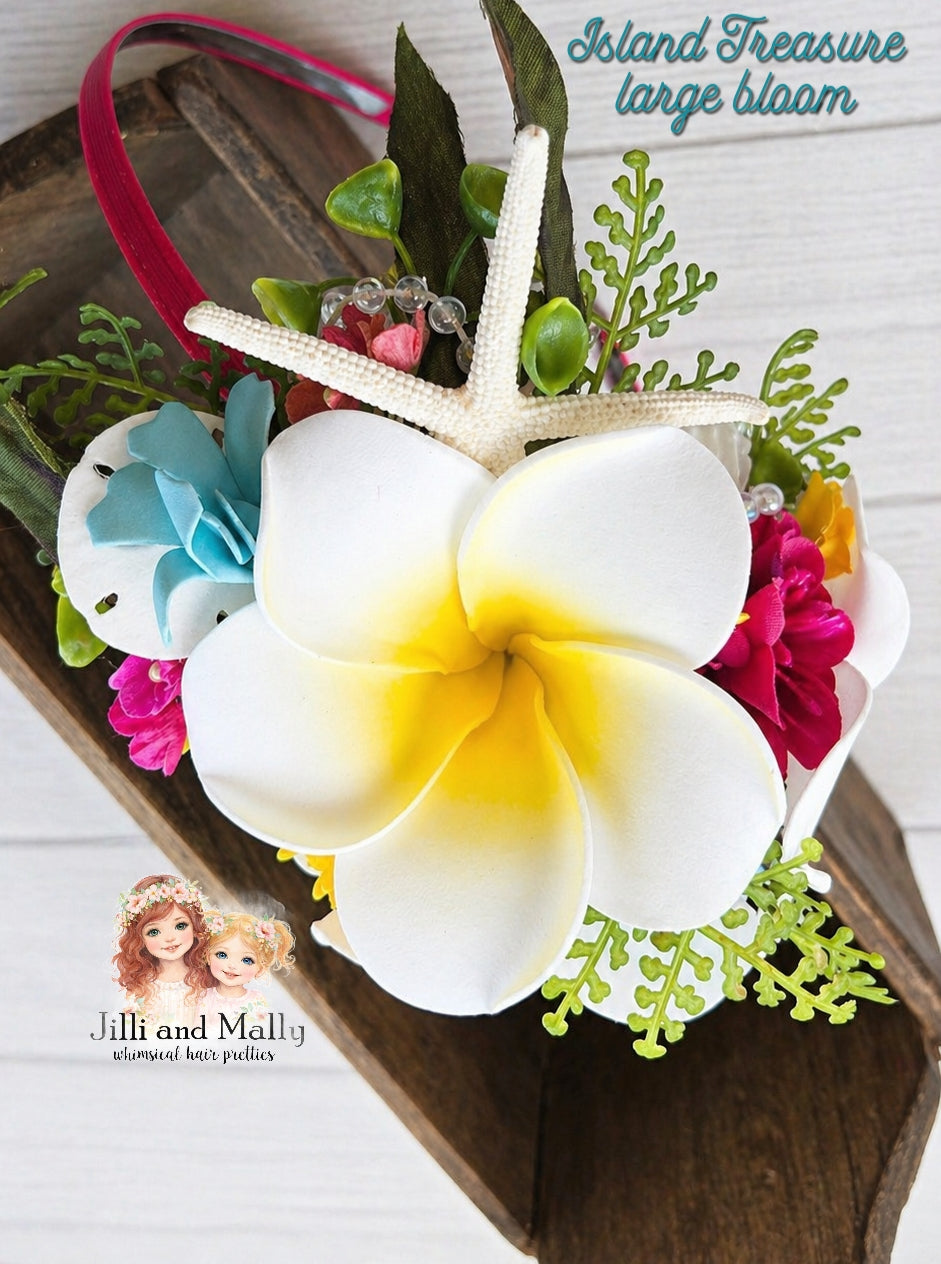 Island Treasure Plumeria Large Floral Bloom *pre-order 4 wk turnaround*