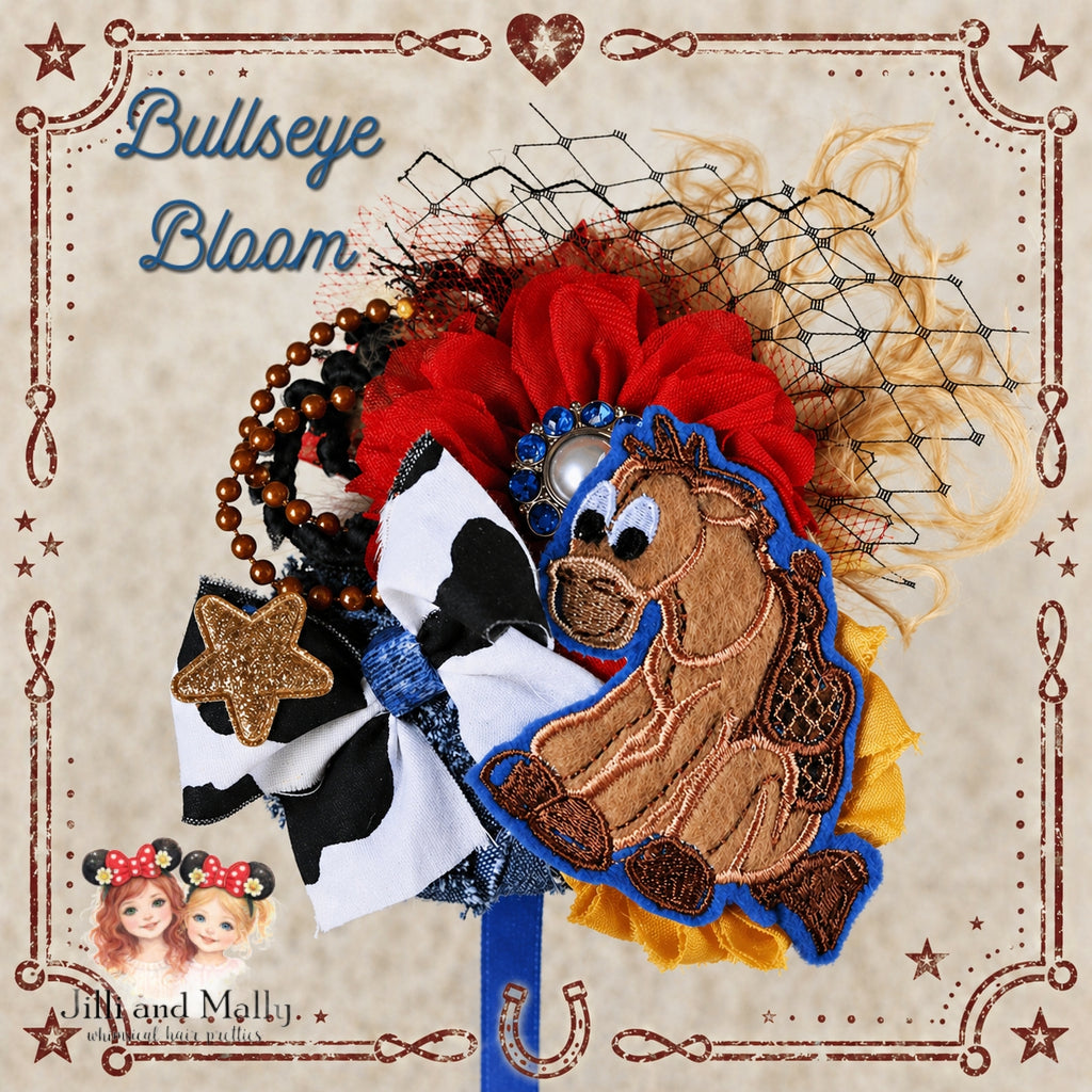 Bullseye Horse Bloom *Pre-Order 4 wk turnaround*
