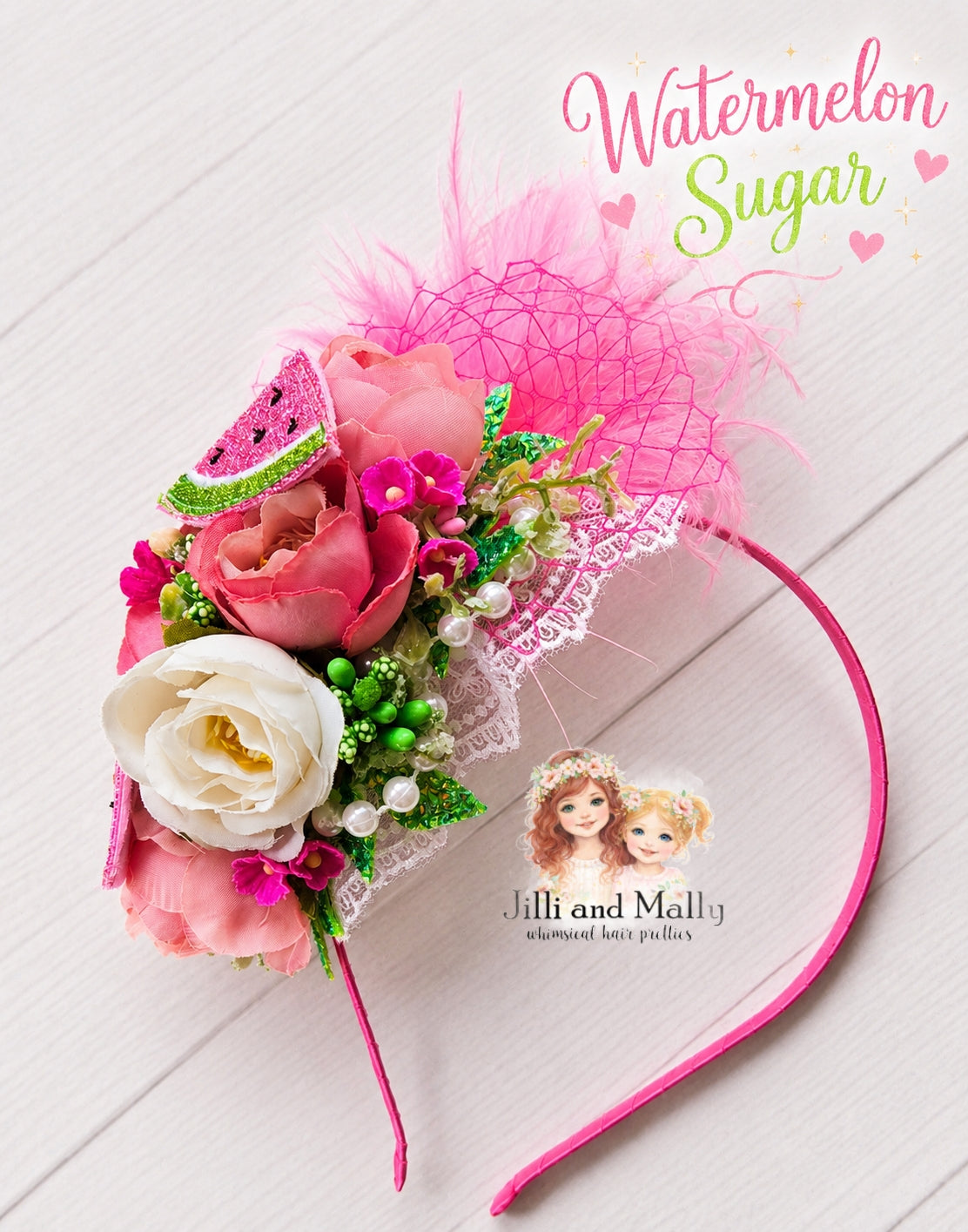 Watermelon Sugar Large Floral Bloom *pre-order 4 wk turnaround*