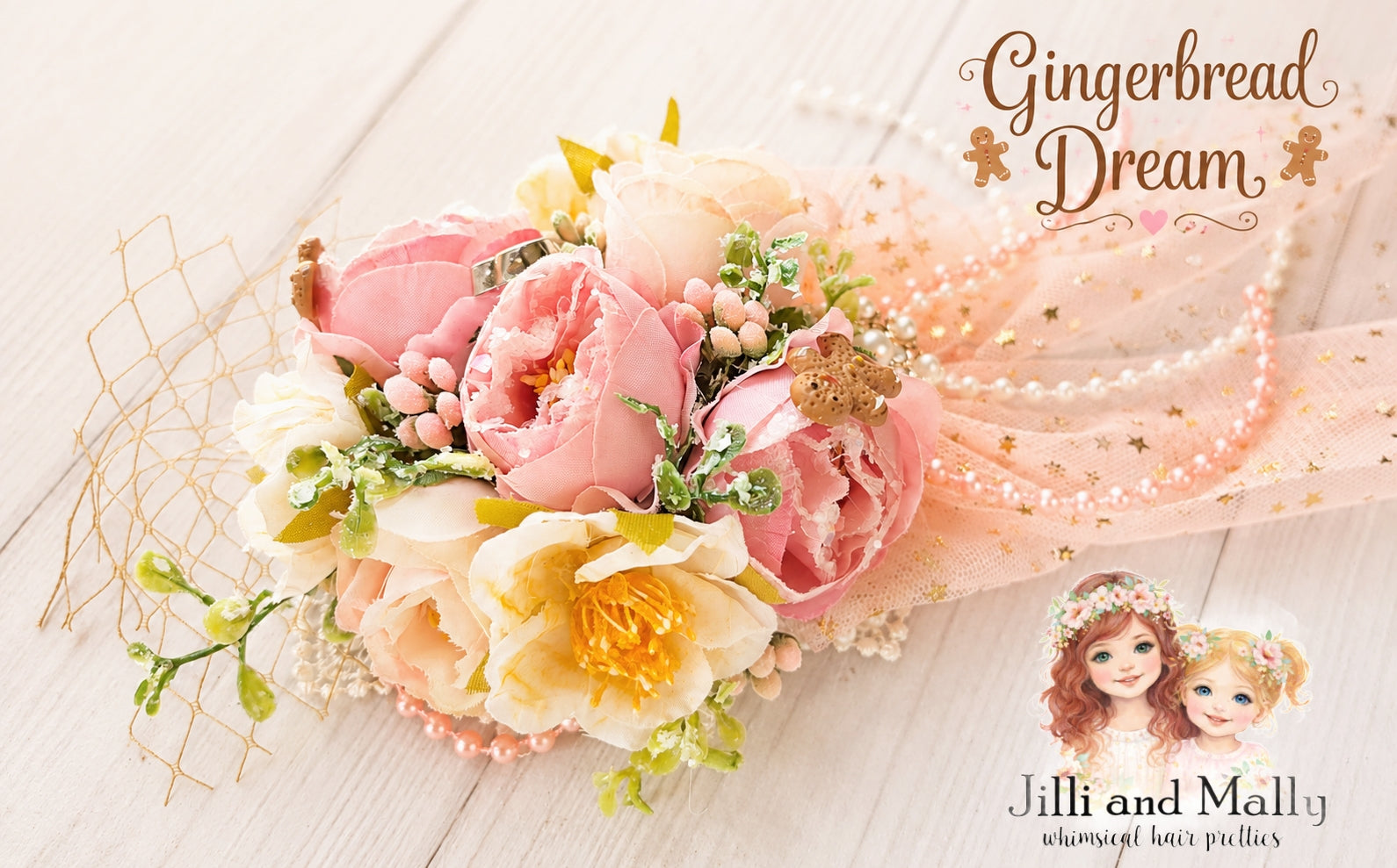 Blush Gingerbread Dream Floral Bloom m2m Kada Boutique *pre-order 4 wk turnaround*