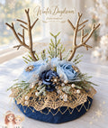 Winter Daydream Fascinator Mini Hat m2m Reina Monroe Originals *Made to Order with 4 week turnaround time*