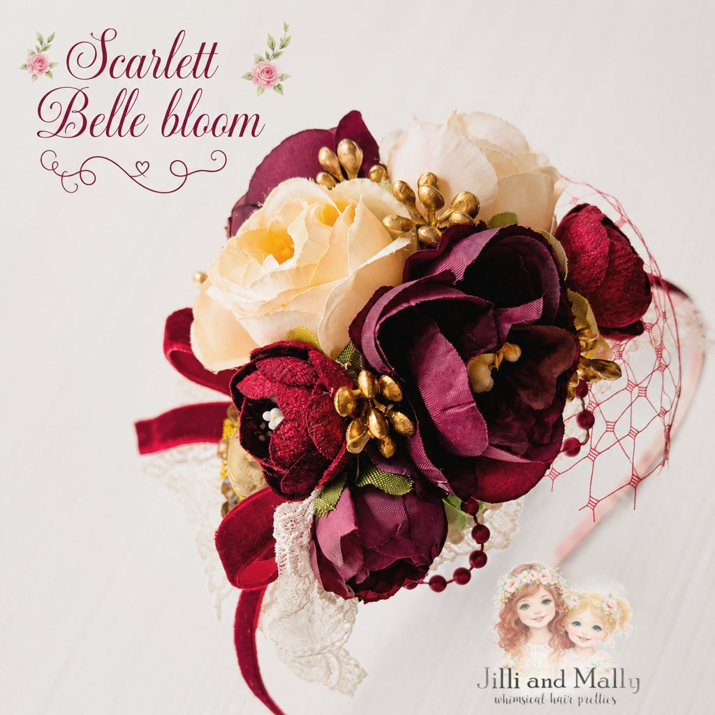 Scarlett Belle Medium Floral Bloom