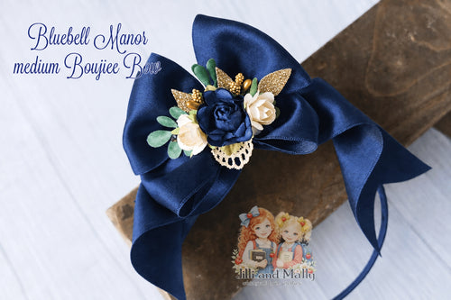 Bluebell Manor Floral Bow m2m Hummingbirds&Flowers *Pre-order with 4 wk turnaround time*