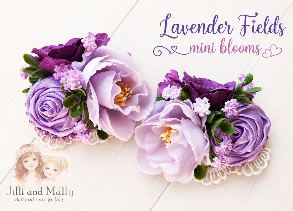 Lavender Fields Mini Blooms ~Single OR Piggies m2m Rose Charlotte's Ivy Belle *Pre-order 4 wk turnaround*