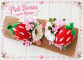 Pink Berries Single or Piggie Set m2m Three By the Sea *Pre-order 4 week turnaround time*
