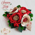 Season of Joy Wool Felt & Leatherette Floral Bloom m2m Reina Monroe Originals *MTO 4 wk turnaround*
