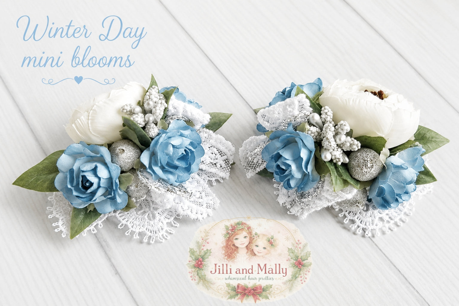 Winter Day Mini Blooms ~Single OR Piggies *Pre-order 4 wk turnaround*