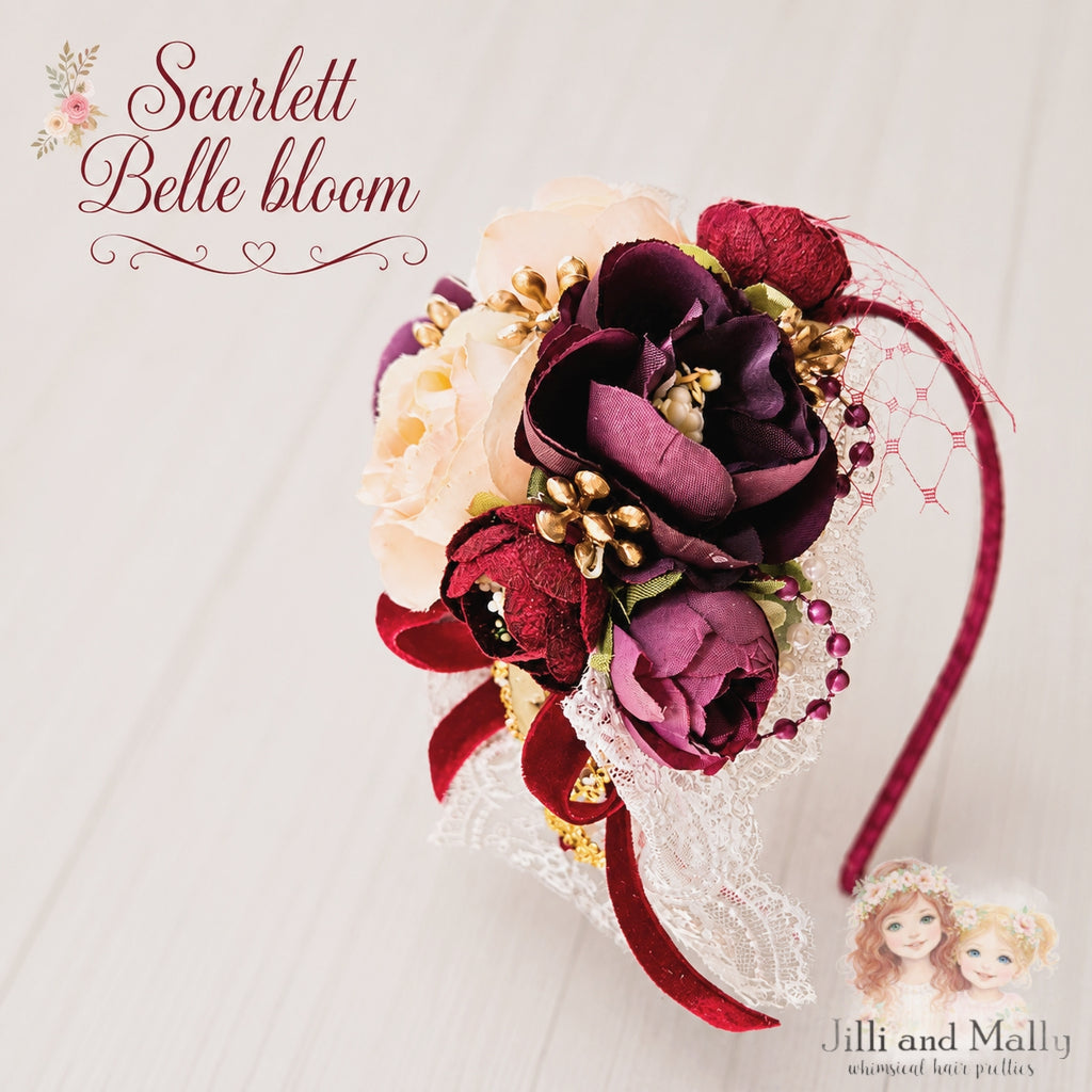 Scarlett Belle Medium Floral Bloom