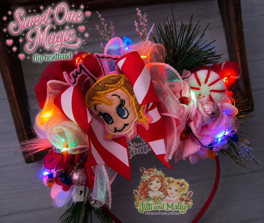 Whoville Light-Up FlipHeadband m2m Stella Maris *MTO 6 wk turnaround time*