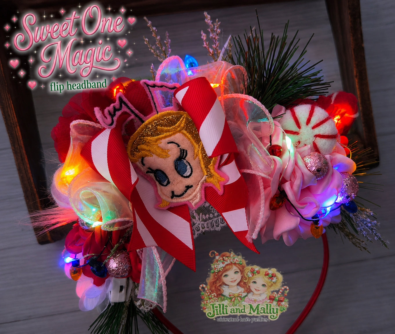 Whoville Light-Up FlipHeadband m2m Stella Maris *MTO 6 wk turnaround time*
