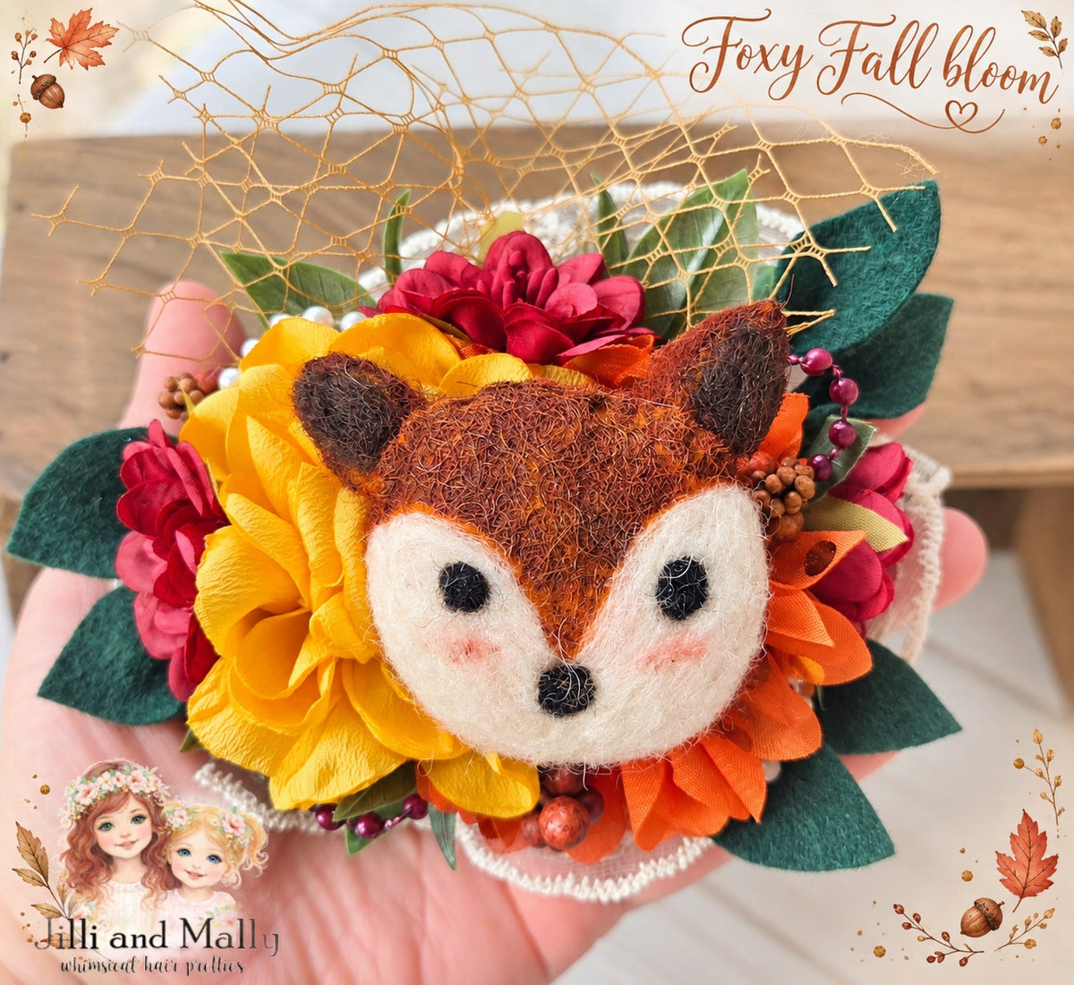 Foxy Fall Medium Bloom *made to order 4 wk turnaround*