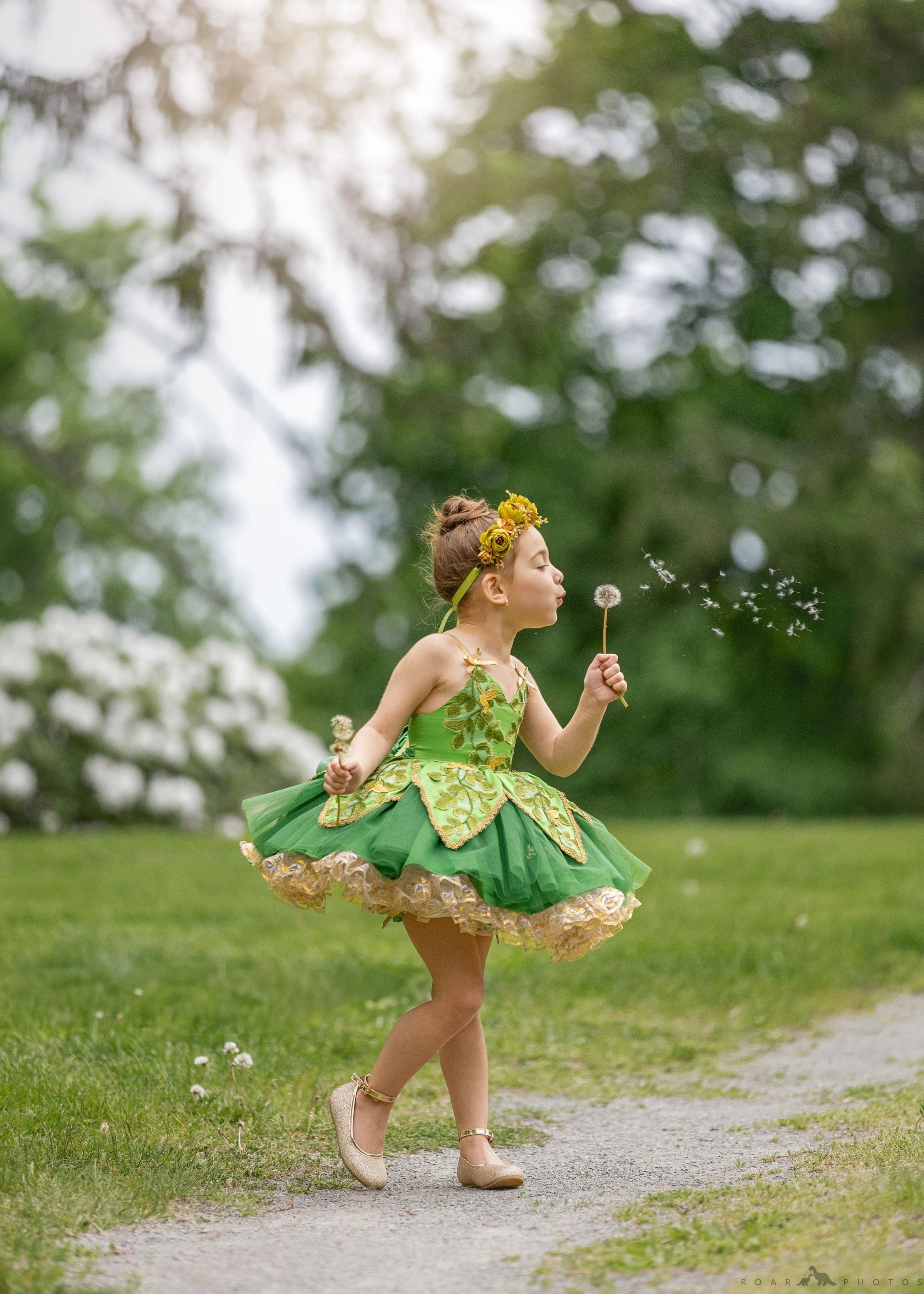 Pixie Hollow Floral Halo or Bun Wrap m2m Bitty Bundles of Joy *Pre-order 4 wk turnaround*