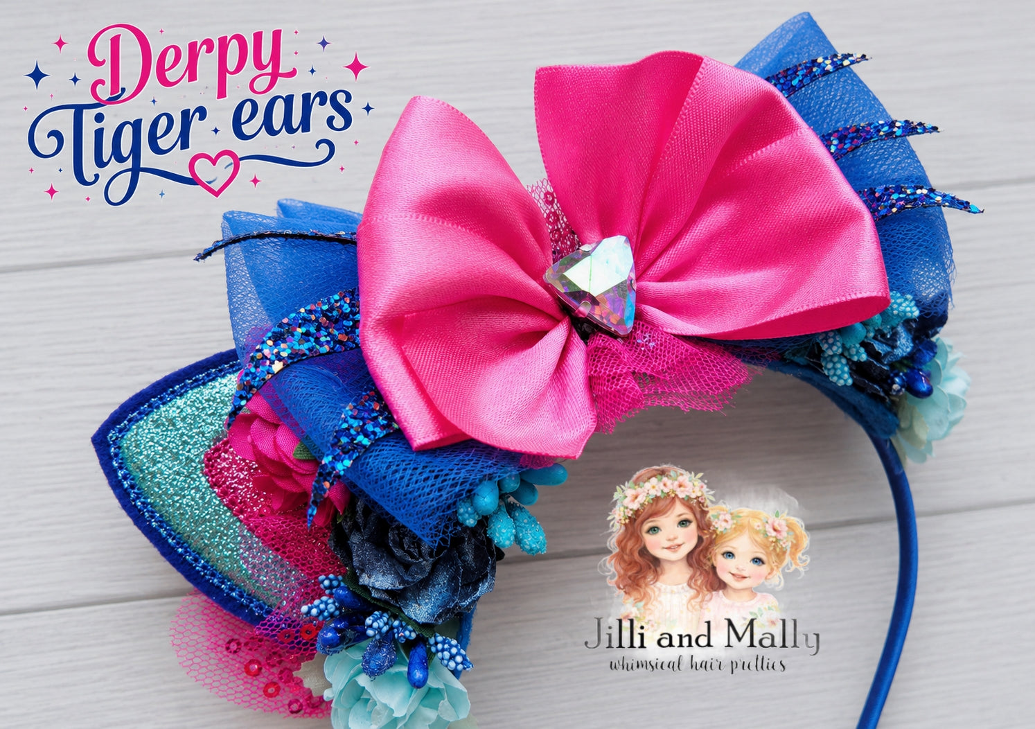 Derpy Tiger ears *Pre-Order TAT 4 weeks*