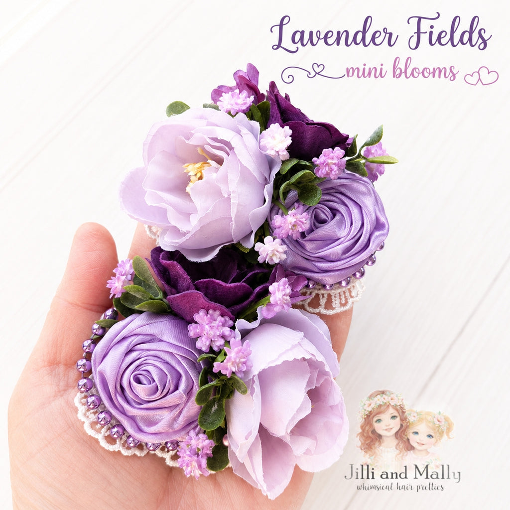 Lavender Fields Mini Blooms ~Single OR Piggies m2m Rose Charlotte's Ivy Belle *Pre-order 4 wk turnaround*