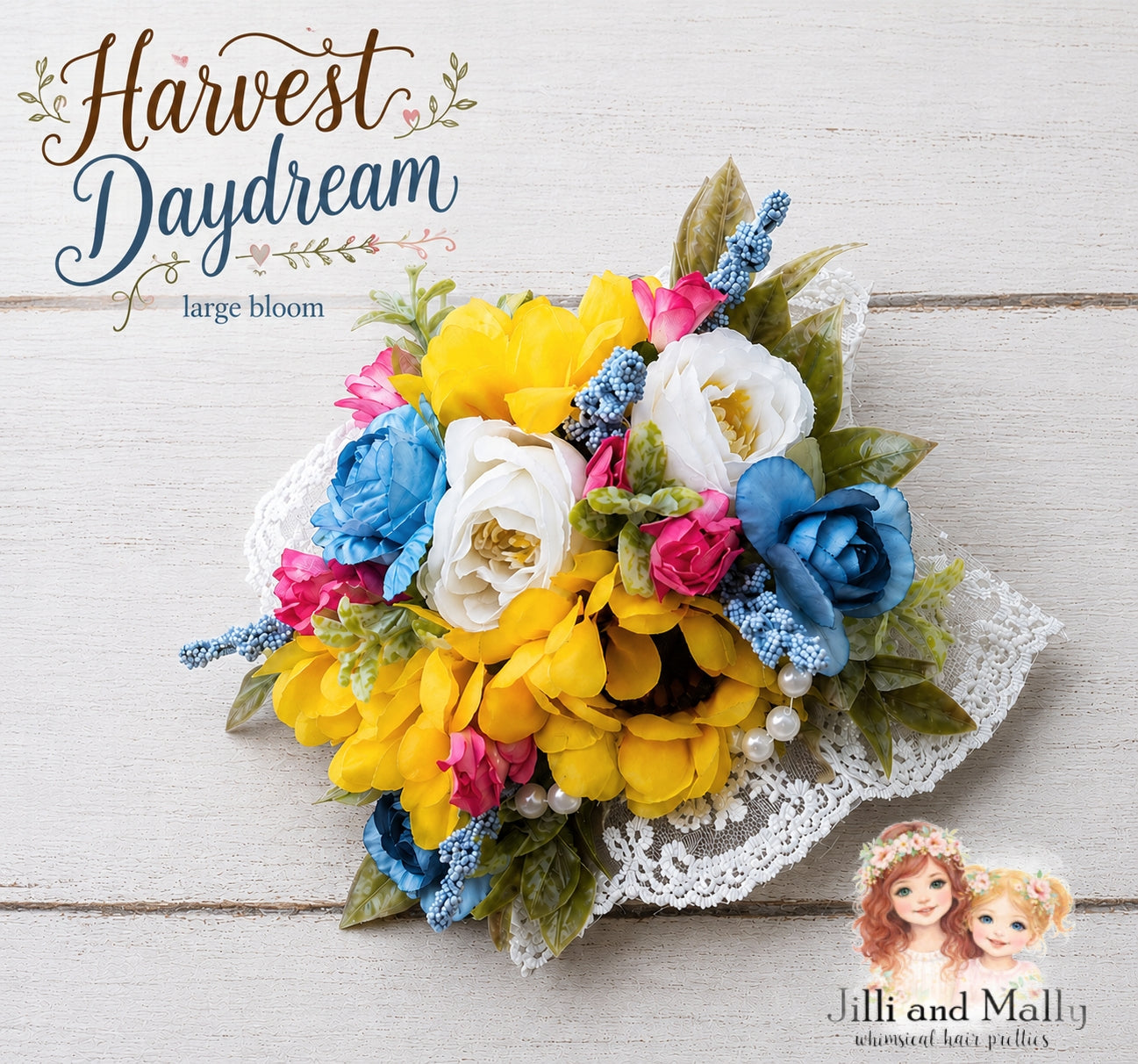 Harvest Daydream Sun Hat and Bloom m2m Lil Bear Clothing *MTO 4 wk turnaround*