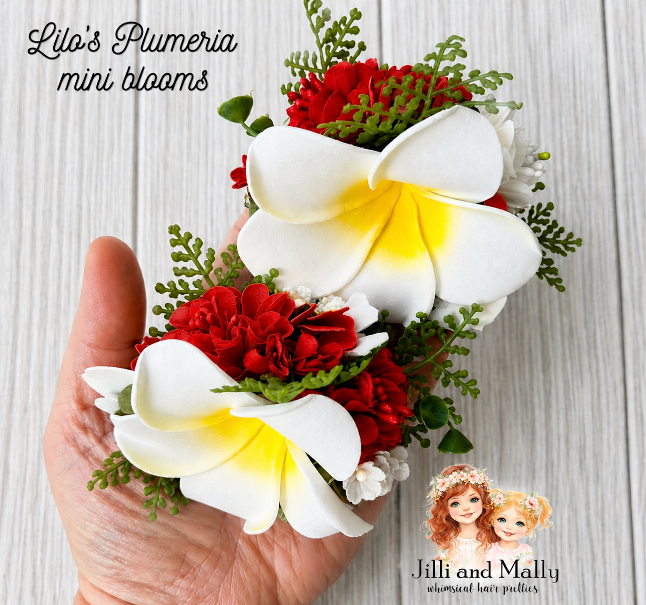 Lilo's Plumeria Mini Blooms~Single OR Piggies *Pre-order 4 wk turnaround*