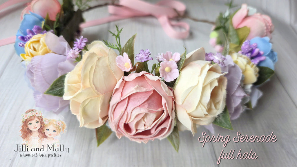 Spring Serenade Floral Halo m2m Three By the Sea