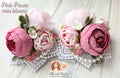 Pink Posies Mini Blooms~Single OR Piggies