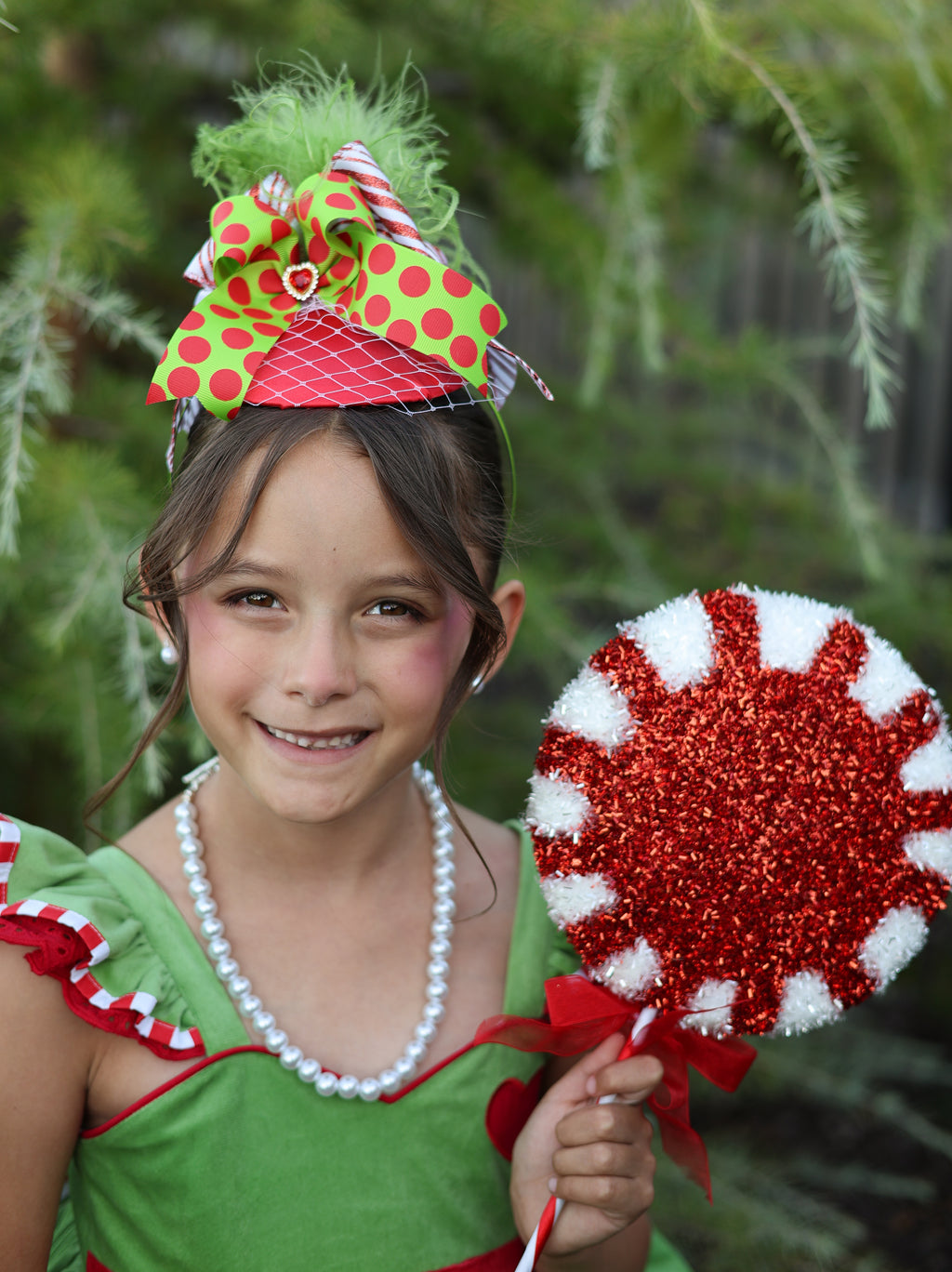 Stealing Christmas Fascinator Mini Hat m2m Three By the Sea *Made to Order with 4 week turnaround time*