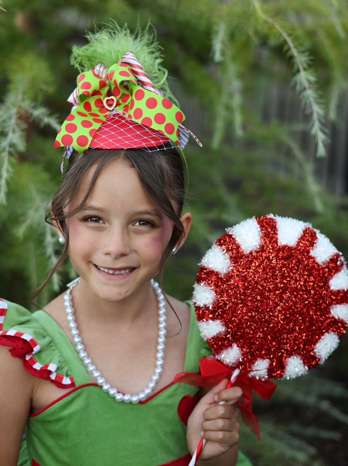 Stealing Christmas Fascinator Mini Hat m2m Three By the Sea *Made to Order with 4 week turnaround time*