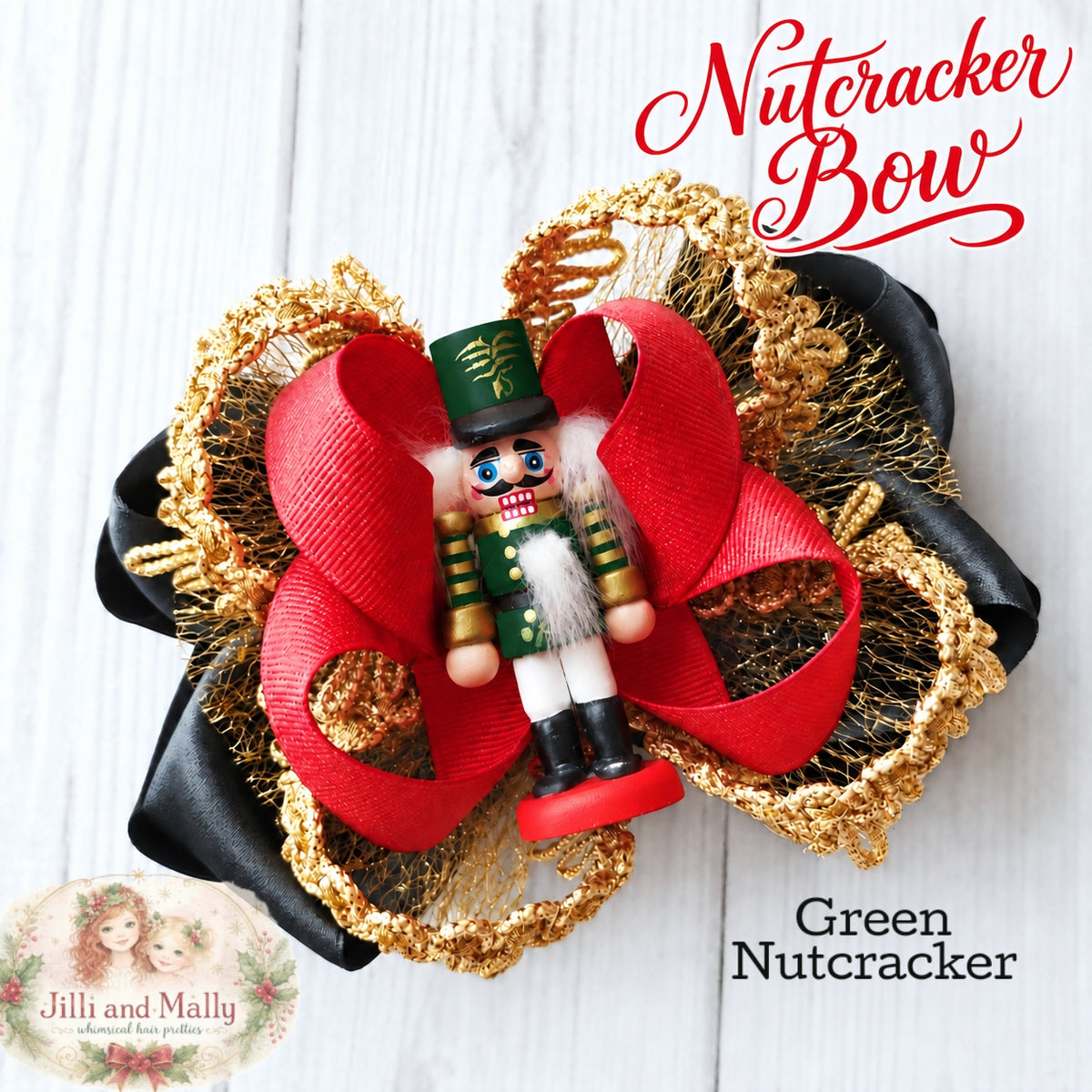 Nutcracker 5" Large Single Bows *MTO 4 wk turnaround*