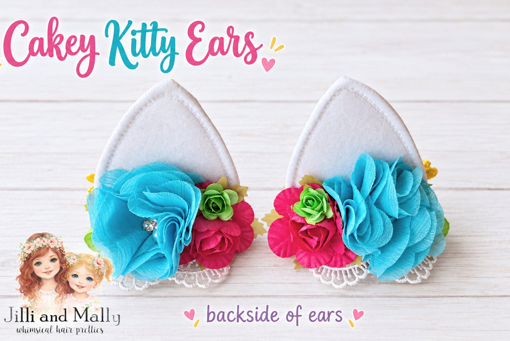Cakey Kitty Ears *Made to Order TAT 4 weeks*