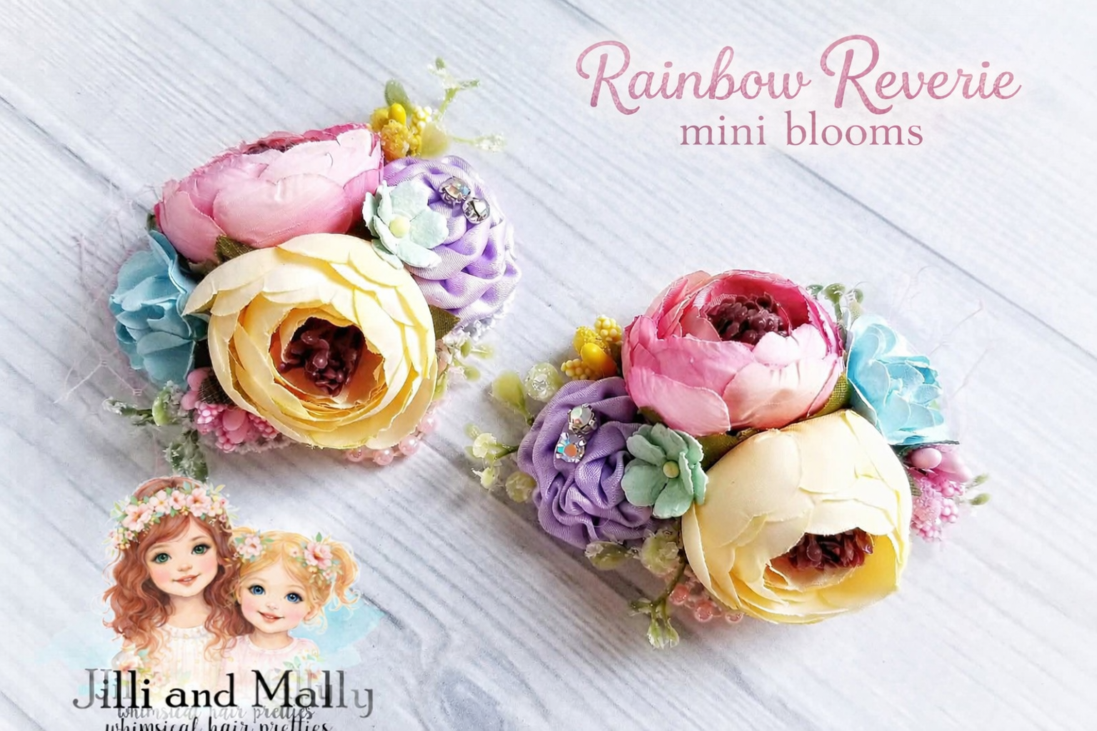 Rainbow Reverie Mini Blooms~Single OR Piggies m2m Three By the Sea