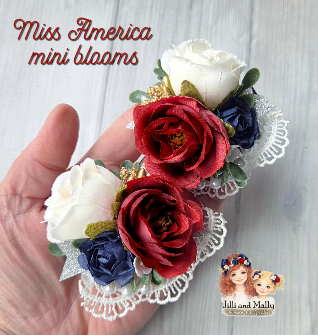 Miss America the Beautiful Mini Blooms~Single OR Piggies *Pre-order 4 wk turnaround*