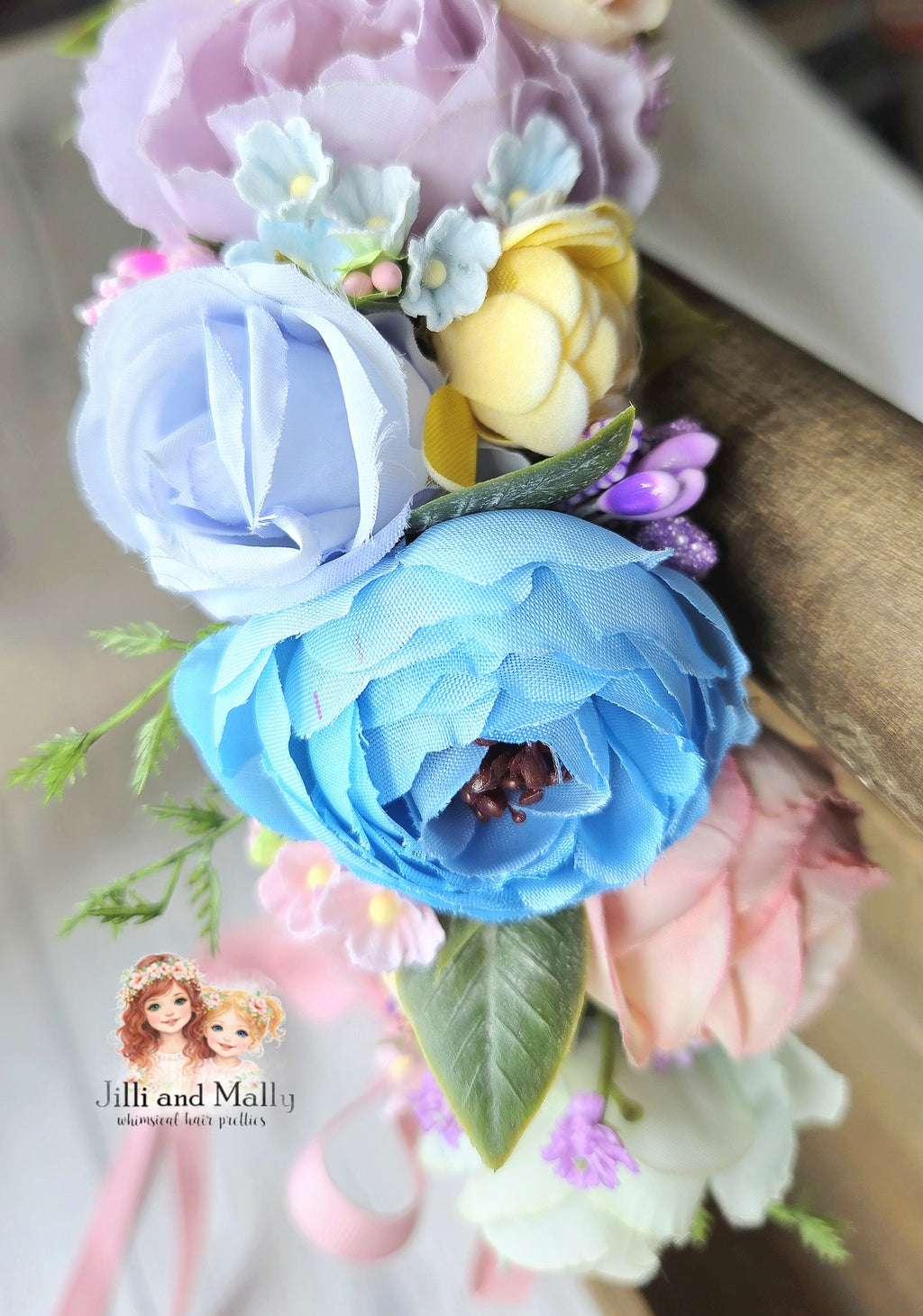 Spring Serenade Floral Halo m2m Three By the Sea