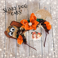 Slinky Dog Full Sized Ears on Hard Headband Pre-order 4 wk TAT
